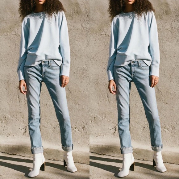 rag & bone | Dre Cropped Slim Boyfriend Jeans | 30 - Picture 1 of 11